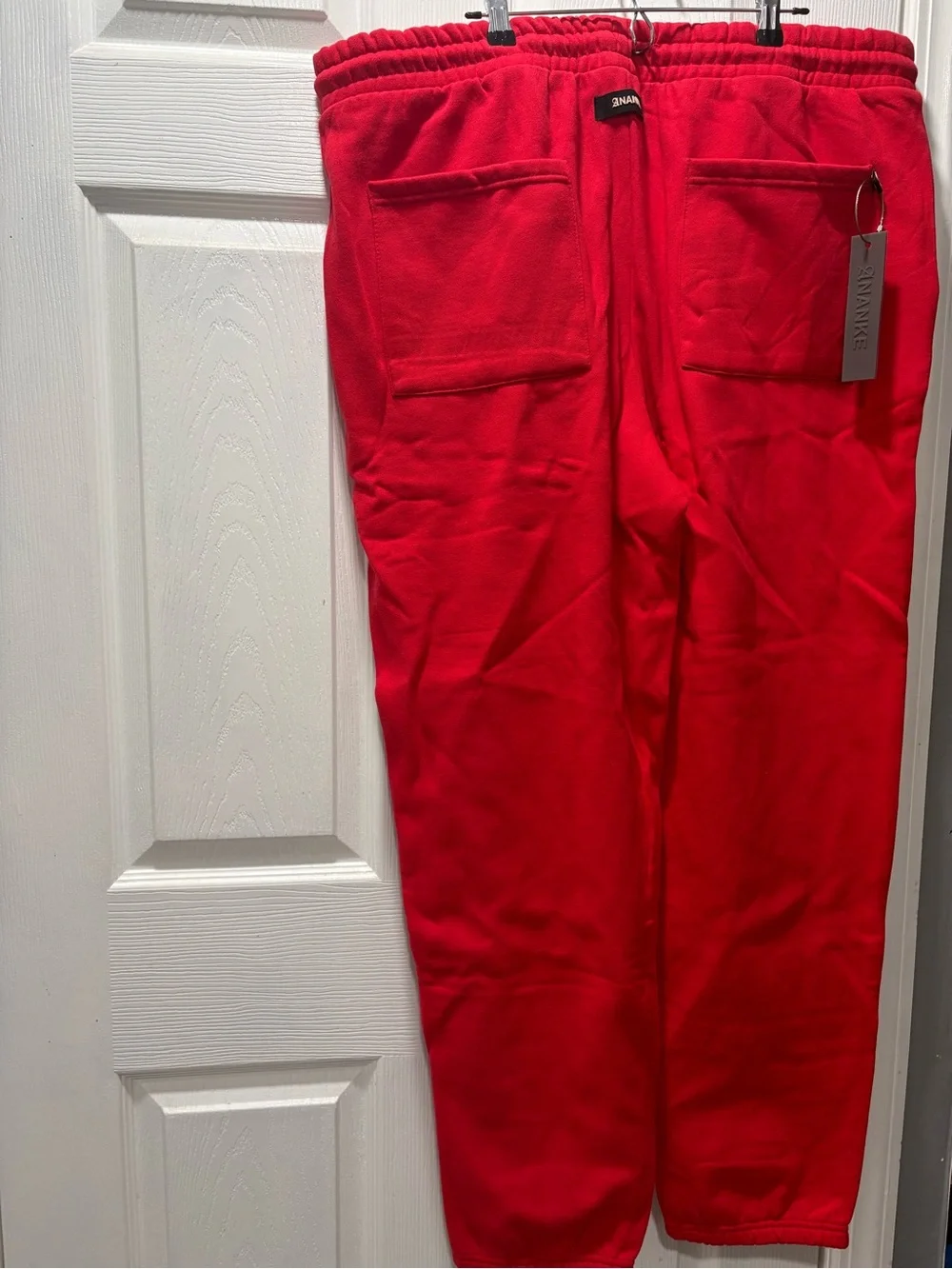 Ananke Red Fleece jogger- 2X BNWT- unisex- POT-2/16